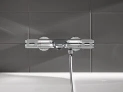 GROHE QuickFix Precision Feel Themostatische Badkraan - EcoJoy® - CoolTouch - 15 Cm - Met Koppelingen - Chroom - 34788000 -Badkamer Wijs 1200x900 180