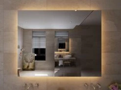 Viidako LED Rechthoekige Badkamerspiegel - Anti-condens - 3 LED Verlichting Standen - Krasbestendig -Badkamer Wijs 1200x900 20