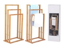 Handdoekrek Bamboe TrioBathroom Solutions -Badkamer Wijs 1200x900 51
