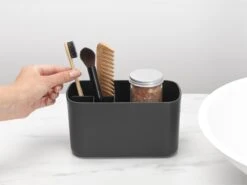 Brabantia ReNew Tandenborstelhouder - 11 X 19,6 X 9,9 Cm - Dark Grey -Badkamer Wijs 1200x900 71