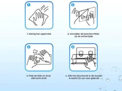 RVS Doucherek Zelfklevend Zonder Boren Zwart - Douchemandje Met 15KG Draagvermogen - Planchet Badkamerrek - Shower Rack - 31x10cm 16 RVS Doucherek Zelfklevend Zonder Boren Zwart - Douchemandje Met 15KG Draagvermogen - Planchet Badkamerrek - Shower Rack - 31x10cm -Badkamer Wijs 1200x905