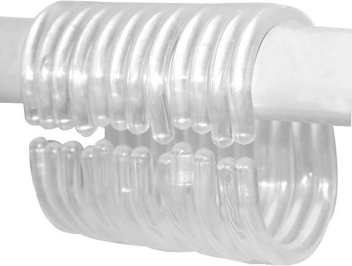 Merkloos Douchegordijn Ringen Set/12 Stuks - Transparant - Ringen Douche Gordijn - Shower Curtain Rings 3 Merkloos Douchegordijn Ringen Set/12 Stuks - Transparant - Ringen Douche Gordijn - Shower Curtain Rings