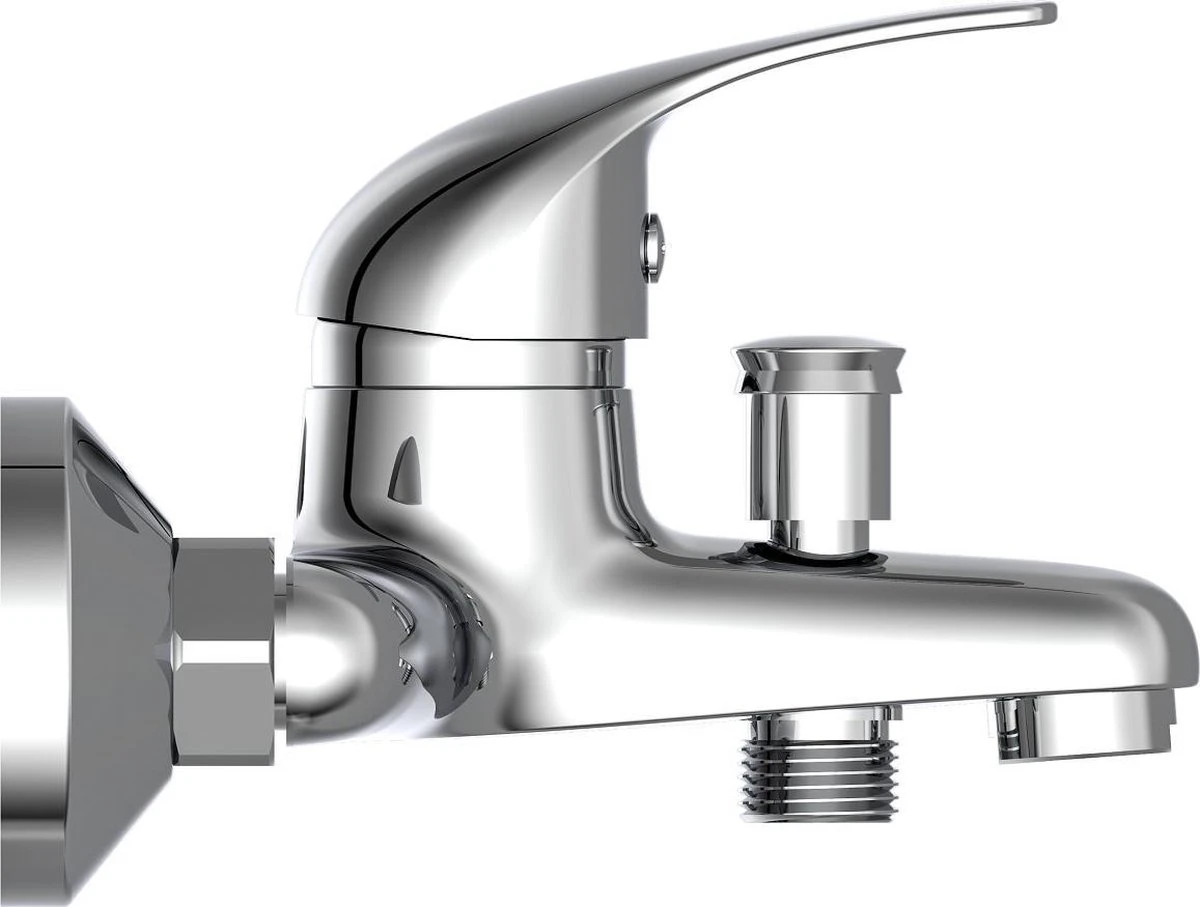 SCHÜTTE Athos Plus Badkraan - Mengkraan - 150 Mm Hartafstand - Chroom 4 SCHÜTTE Athos Plus Badkraan - Mengkraan - 150 Mm Hartafstand - Chroom - Afbeelding 2