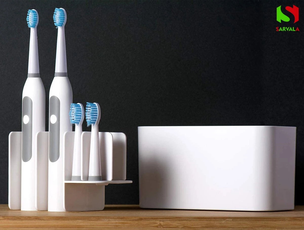 Tandenborstelhouder - Wastafelmeubel - Vrijstaand Of Wandgemonteerd - Wit 6 Tandenborstelhouder - Wastafelmeubel - Vrijstaand Of Wandgemonteerd - Wit - Afbeelding 4