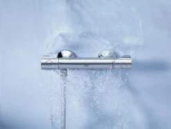 GROHE Grohtherm 800 Thermostatische Waterbesparende Douchekraan - EcoJoy® - 15 Cm - Met Koppelingen - Chroom -Badkamer Wijs 1200x910 2