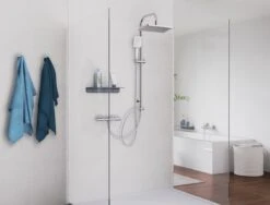 SCHÜTTE Mallorca Douchesysteem - Regendouche - 95 Cm Stang - Wandhouder In Hoogte Verstelbaar - Chroom -Badkamer Wijs 1200x914 3