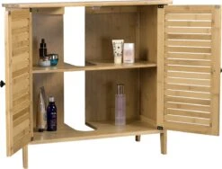 Kamyra® Badkamermeubel Bamboe - Badkamerkast, Wastafelmeubel, Onderkast Wastafel - 60x30x60 Cm - Bamboe 11 Kamyra® Badkamermeubel Bamboe - Badkamerkast, Wastafelmeubel, Onderkast Wastafel - 60x30x60 Cm - Bamboe -Badkamer Wijs 1200x915 2