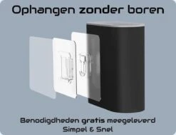 Luxe WC Borstel Met Houder - Flexibele WC Borstel Van Siliconen - Inclusief Montagesysteem - Staand Of Hangend - Toiletborstel -Badkamer Wijs 1200x916 8