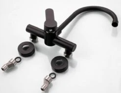 Merkloos Inbouw Wastafelkraan 8654-CB - Muurkraan - RVS - Mat Zwart -Badkamer Wijs 1200x920 5