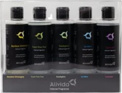 Sauna-opgiet En Stoombad Aroma Cadeauset 5x100ml - Eucalyptus - Lavendel - Bamboe-citroengras - Fresh Pine Tree - Ice Mint - Alivida 16 Sauna-opgiet En Stoombad Aroma Cadeauset 5x100ml - Eucalyptus - Lavendel - Bamboe-citroengras - Fresh Pine Tree - Ice Mint - Alivida -Badkamer Wijs 1200x921