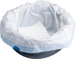 Merkloos Toiletemmer Zakken (20 Stuks) - Toiletemmerzakken - Toiletemmer Opvangzakken - Toiletstoel / Postoel Zakken. Incontinentie - Camping Toilet -Badkamer Wijs 1200x921 5