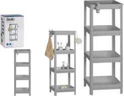 Badkamerrek/opbergkast Wit Kunststof 4-laags 36 X 23 X 100 Cm - Handdoeken En Toiletspullen Badkamerrekjes 8 Badkamerrek/opbergkast Wit Kunststof 4-laags 36 X 23 X 100 Cm - Handdoeken En Toiletspullen Badkamerrekjes -Badkamer Wijs 1200x922 6