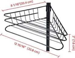 SensaHome Telescopisch Douche Rek Met 4 Lagen - Verstelbaar Bad / Douche Hoekrek Opbergrek - Uitschuifbaar Van 145-250 Cm - Zwart -Badkamer Wijs 1200x928 2