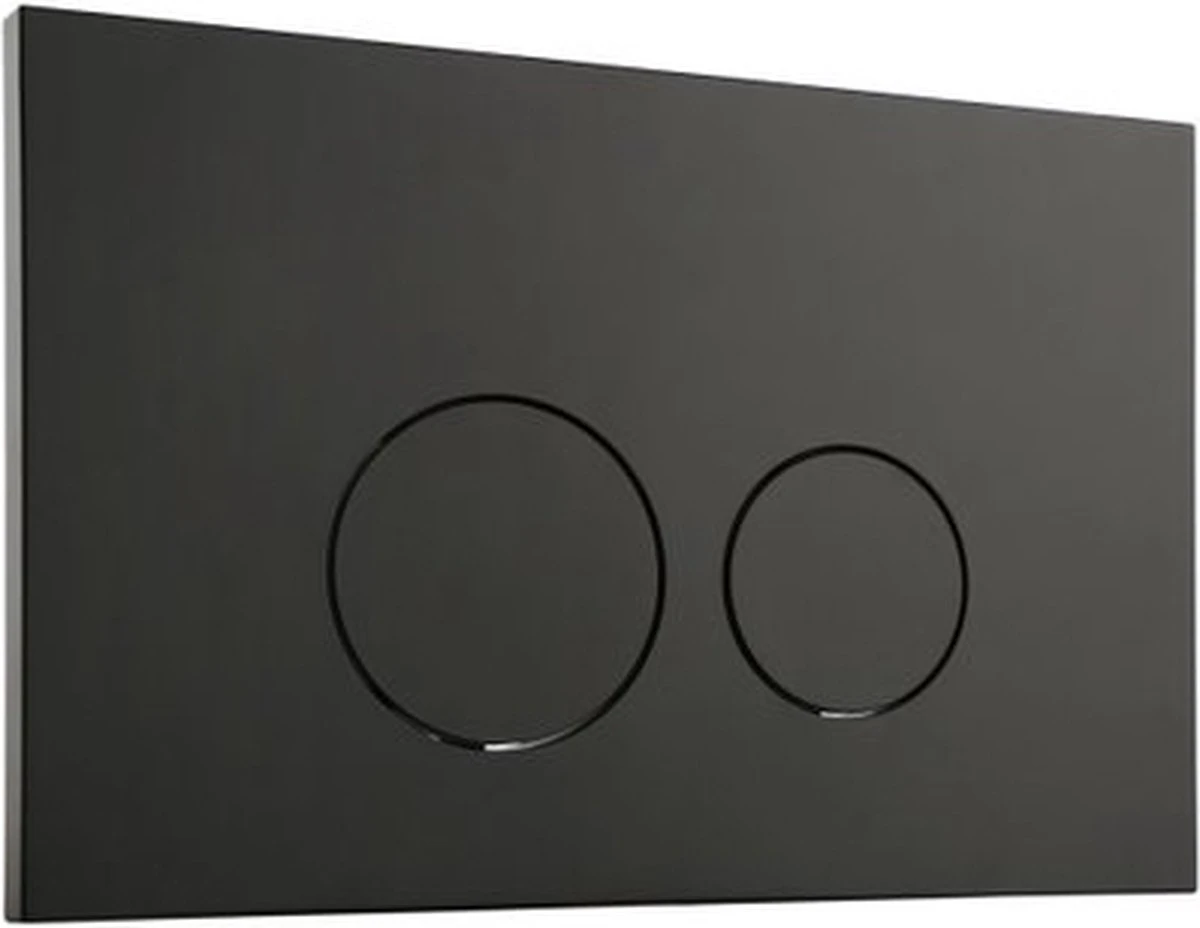 QeramiQ Push Bedieningspaneel Toilet - Frontbediening - Mat Zwart - Voor Geberit UP320/UP720 6 QeramiQ Push Bedieningspaneel Toilet - Frontbediening - Mat Zwart - Voor Geberit UP320/UP720 - Afbeelding 4