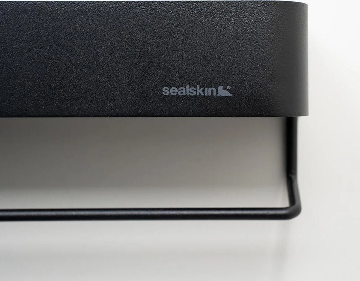 Sealskin Brix - Wandrek Met Handdoekrek - 55 Cm - Zwart 5 Sealskin Brix - Wandrek Met Handdoekrek - 55 Cm - Zwart - Afbeelding 3