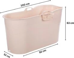 HelloBath Ijsbad - Zitbad - Ice Bath - Ijsbad Wim Hof - Bath Bucket L - Zitbad Voor Volwassenen - Ligbad - 180 Liter - Sand/Beige 12 HelloBath Ijsbad - Zitbad - Ice Bath - Ijsbad Wim Hof - Bath Bucket L - Zitbad Voor Volwassenen - Ligbad - 180 Liter - Sand/Beige -Badkamer Wijs 1200x937 5