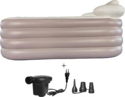 Easy Bath Opblaasbaar Bad - Zitbad - IJsbad - Ligbad - Inclusief Elektrische Pomp - Voor Volwassenen - Roze -Badkamer Wijs 1200x940 7