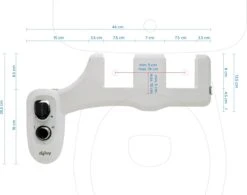 Deluy Platinum Series - Bidet Met Warm Water - QuickRelease Functie - Dubbele Sproeikop En Zelfreiningsfunctie - Hygiënisch Alternatief Voor Toiletpapier -Badkamer Wijs 1200x946 7