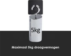 Merkloos Handdoekhaak Set Van 4 Stuks Zonder Boren RVS Zwart Vierkant Zelfklevend Badjas Theedoek Hanger Keuken Badkamer Handdoek Haakjes -Badkamer Wijs 1200x947 1