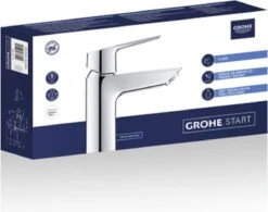 GROHE QuickFix Start Waterbesparende Wastafelkraan - Met EcoJoy® - Incl. Pop-up Waste - Chroom - 31137002 -Badkamer Wijs 1200x947 7