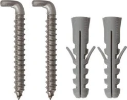 Sealskin Brix - Wandkubus Wandelement Wandrek - 12x50x24 Cm - Metaal - Zwart -Badkamer Wijs 1200x951