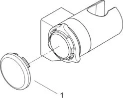 GROHE QuickFix Vitalio Wanddouchehouder - Verstelbaar - Chroom - 26183000 8 GROHE QuickFix Vitalio Wanddouchehouder - Verstelbaar - Chroom - 26183000 -Badkamer Wijs 1200x957