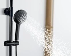 LOMAZOO Regendouche Met Thermostaatkraan - Doucheset Zwart - Regendoucheset - Zwart [COOPER] -Badkamer Wijs 1200x958 1