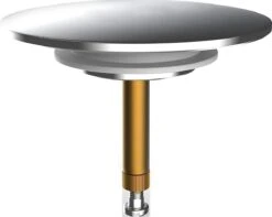 RVS Badkuip Afvoerplug Badkamer - Badkuipstop Met Dubbele Afdichting – Verstelbare Badplug Universele Afvoerplug Voor Uw Badkuip - 72 Mm