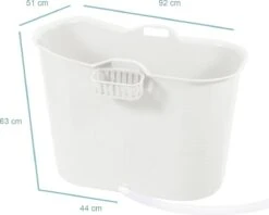 Zitbad Voor Volwassenen - Bath Bucket - Wit - 200L -Badkamer Wijs 1200x962 2