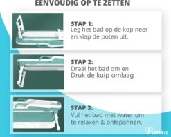 Vonia Opvouwbaar Bad - Zitbad - Bath Bucket - 140 Cm Lang - Inklapbaar Bad - Incl. Badkussen - Roze 16 Vonia Opvouwbaar Bad - Zitbad - Bath Bucket - 140 Cm Lang - Inklapbaar Bad - Incl. Badkussen - Roze -Badkamer Wijs 1200x965 3