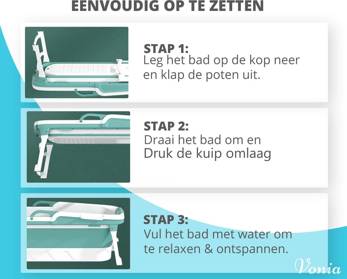 Vonia Opvouwbaar Bad - Zitbad - Bath Bucket - 140 Cm Lang - Inklapbaar Bad - Incl. Badkussen - Roze 8 Vonia Opvouwbaar Bad - Zitbad - Bath Bucket - 140 Cm Lang - Inklapbaar Bad - Incl. Badkussen - Roze - Afbeelding 6