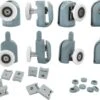 Reserve Wieltjes Voor Douchedeur – Douche Deur Rollers – Wielen Douchedeur – Loopwielen – Katrollen – Set Van 4 Onder En 4 Boven -Badkamer Wijs 1200x975