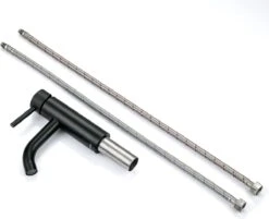 LOMAZOO Wastafelkraan Zwart Nova - Zwarte Wastafelkraan - Badkamerkraan Zwart - Zwarte Badkamerkraan -Badkamer Wijs 1200x977 4