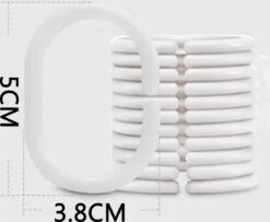 Su.B.dgn Douchegordijn 120x180 Anti Schimmel Polyester Badkamer Douchegordijn Wasbaar Met 12 Ringen | Grijs -Badkamer Wijs 1200x984 2