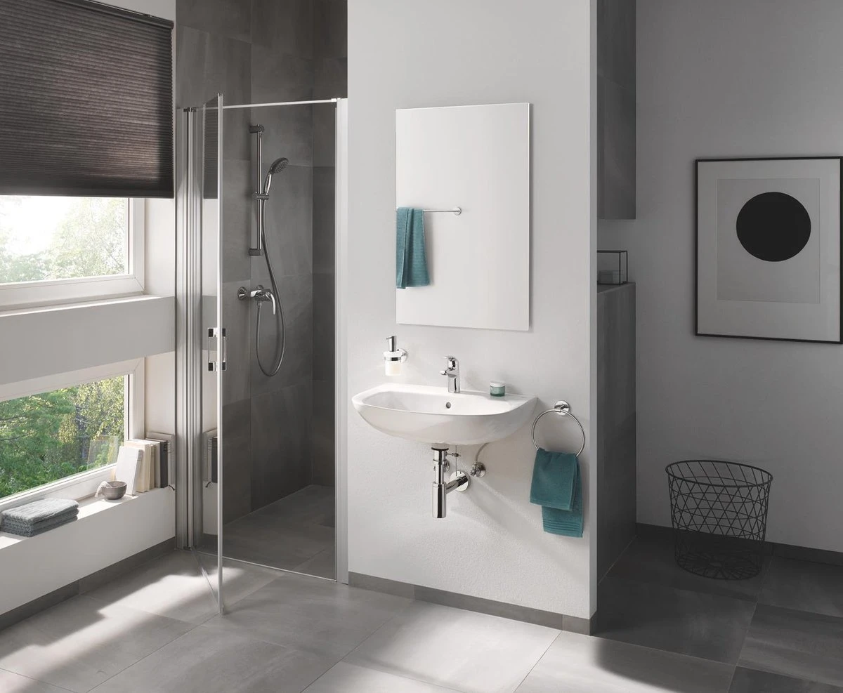 GROHE Bau Wastafel - Keramiek - 60 X 44 Cm - Wit 11 GROHE Bau Wastafel - Keramiek - 60 X 44 Cm - Wit - Afbeelding 9