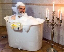 Zitbad Voor Volwassenen - Bath Bucket - Wit - 200L -Badkamer Wijs 1200x988 3