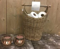 Toilet Rolhouder - Toilet Basket - Riet - Reserverolhouder - Opbergmand - Toiletrolhouder - Rattan - Wc - Rolhouder - Rollenmand -Badkamer Wijs 1200x989 3