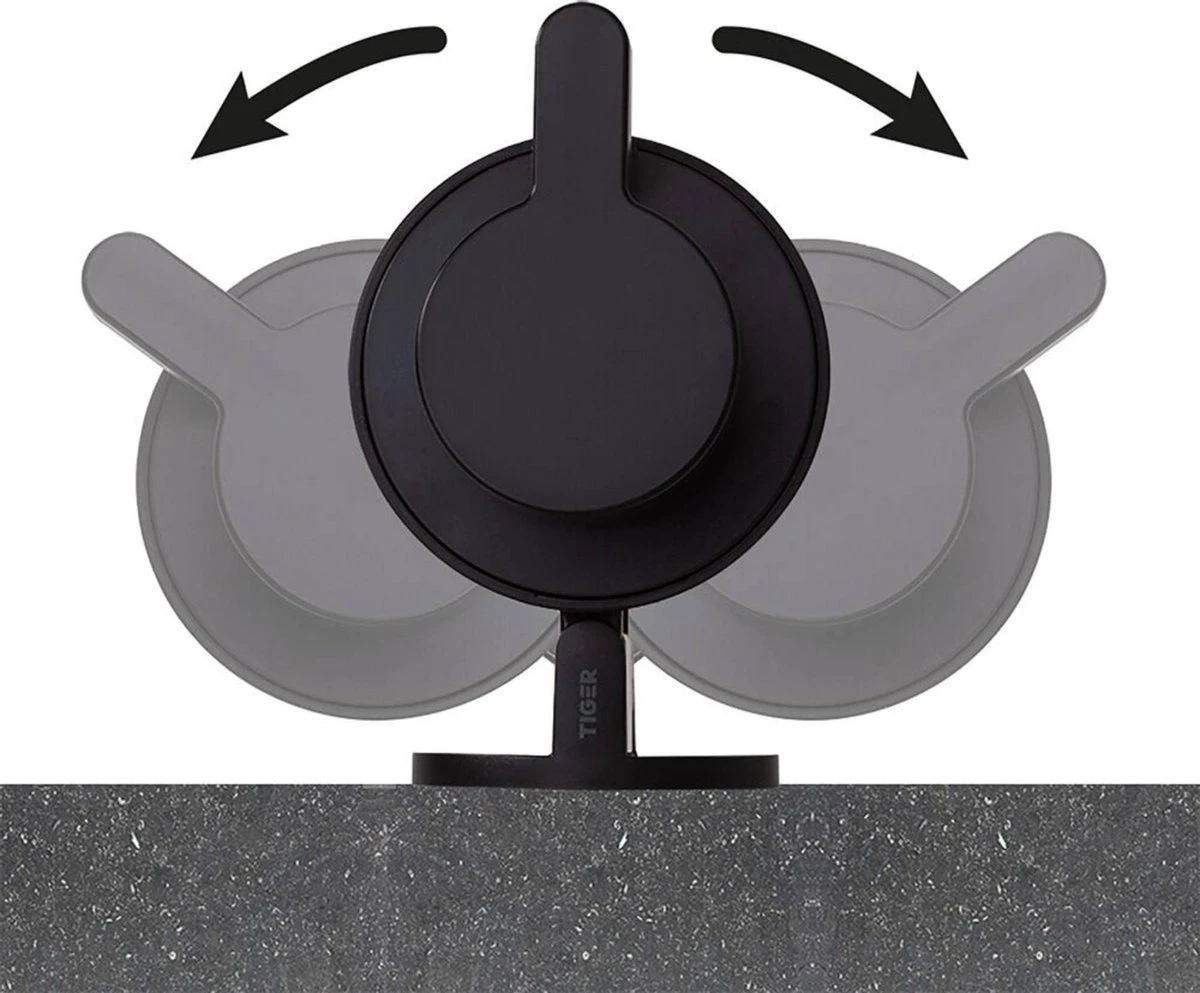 Tiger Tune - Zeepdispenser - RVS Geborsteld / Zwart 12 Tiger Tune - Zeepdispenser - RVS Geborsteld / Zwart - Afbeelding 10