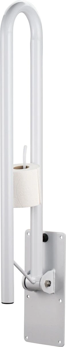 Merkloos Toiletbeugel Opklapbaar 76 Cm Met Toiletrolhouder, Wandbeugel, Toiletsteun 4 Merkloos Toiletbeugel Opklapbaar 76 Cm Met Toiletrolhouder, Wandbeugel, Toiletsteun - Afbeelding 2