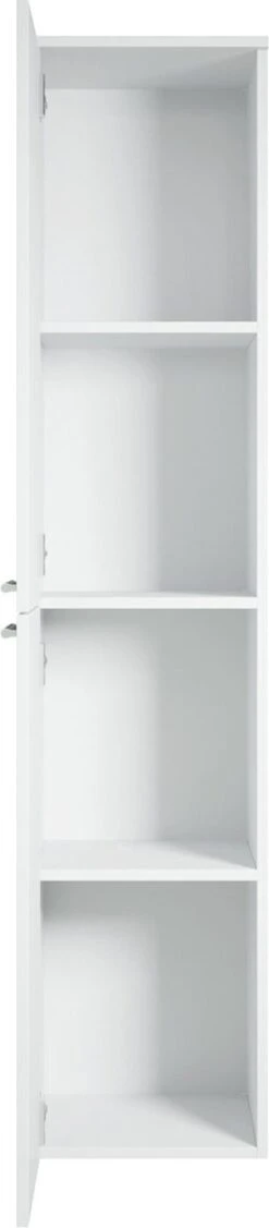 Badplaats Badkamerkast Venus 35 Cm X 35 Cm X 160 Cm - Wit - Hangende Kolomkast Met Twee Deuren -Badkamer Wijs 263x1200 3