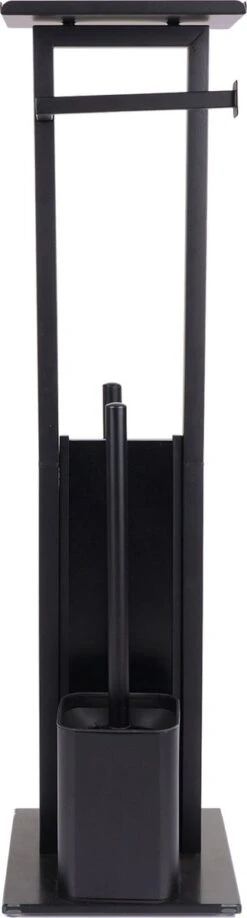 Mmoods Toiletbutler Zwart - WC Borstel Met Toiletrolhouder Vrijstaand - Toiletborstel Siliconen Industrieel Design Mmoods - Reserverolhouder Zonder Boren Staand Met Plankje RVS 17 Mmoods Toiletbutler Zwart - WC Borstel Met Toiletrolhouder Vrijstaand - Toiletborstel Siliconen Industrieel Design Mmoods - Reserverolhouder Zonder Boren Staand Met Plankje RVS -Badkamer Wijs 323x1200