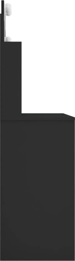 VidaXL Kaptafel Met LED-verlichting 96x40x142 Cm Zwart -Badkamer Wijs 348x1200 1