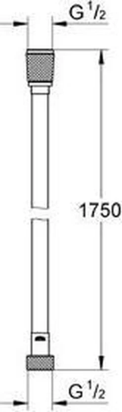 GROHE VitalioFlex Silver TwistStop Doucheslang - 175 Cm - Chroom -Badkamer Wijs 356x1200 3