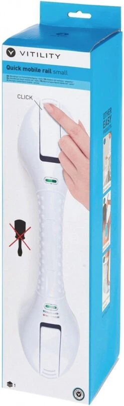 VITILITY Quick Mobile Rail - Wandbeugel Met Zuignappen - Zonder Boren - 40 Cm - Wit - Veiligheidsgreep 24 VITILITY Quick Mobile Rail - Wandbeugel Met Zuignappen - Zonder Boren - 40 Cm - Wit - Veiligheidsgreep -Badkamer Wijs 367x1200