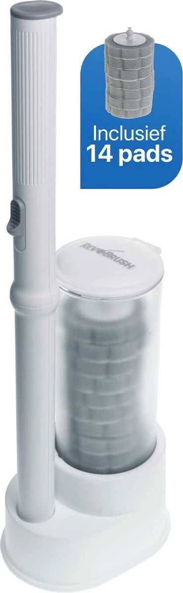 RevoBrush WC Borstel Met Houder Vrijstaand - Hygiënische Toiletborstel - Met 14x Pads 3 RevoBrush WC Borstel Met Houder Vrijstaand - Hygiënische Toiletborstel - Met 14x Pads