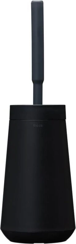 Tiger Tess - Toiletborstelhouder Met Swoop® Borstel Flexibel - Zwart / Antraciet -Badkamer Wijs 376x1200