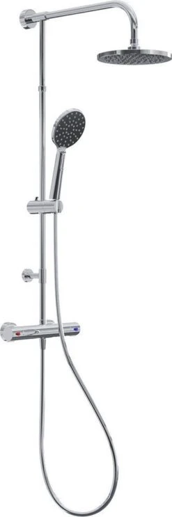 4bathroomz® Regendouche Chroom Met Thermostaatkraan - 20cm Douchekop -Badkamer Wijs 399x1200 2