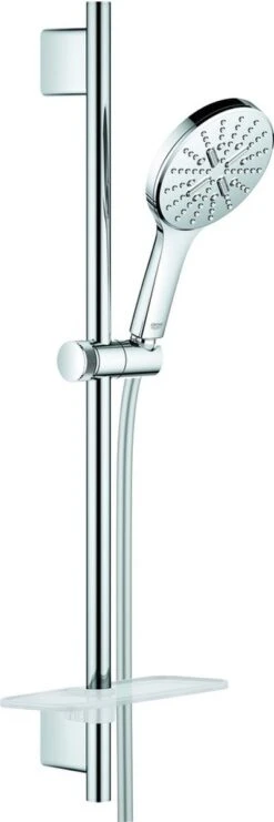 GROHE Rainshower SmartActive 130 Glijstangset - 60 Cm - Met Zeepschaal - Chroom - 26575000 -Badkamer Wijs 400x1200 3