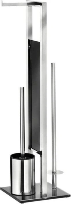 WENKO Toiletbutler Rivalta RVS Glanzend - Toiletborstel Met Houder, Toiletrolhouder En Reserverolhouder -Badkamer Wijs 421x1200 1