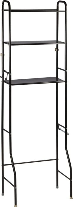 Alora Wc Opbergrek Tracy - Stellingkast Metaal - Opbergrek Metaal - Badkamerrek - Wc Kastje - Zwart 13 Alora Wc Opbergrek Tracy - Stellingkast Metaal - Opbergrek Metaal - Badkamerrek - Wc Kastje - Zwart -Badkamer Wijs 424x1200 3